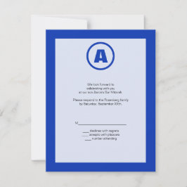 Die Bar Mitzvah Hero UAWG Replik Card RSVP Karte