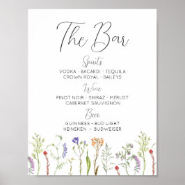 Die Bar Wedding Wildblumen Blumenditsy Poster