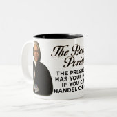 Die Barack Zeitraum-Tasse Zweifarbige Tasse (Vorderseite Links)