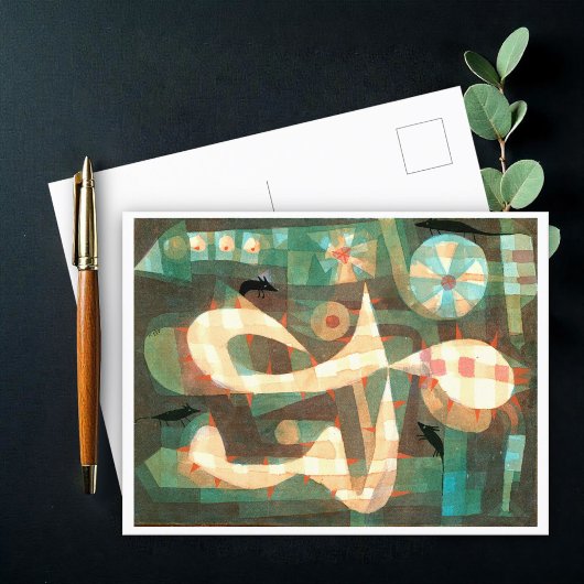 Die Barbedose mit den Mäusen, Paul Klee Postkarte
