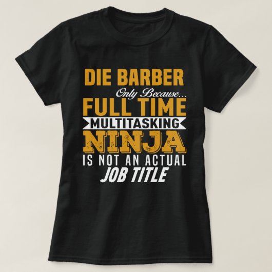 Die Barber T-Shirt (Design vorne)