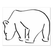 Die Bärenbären-Briefmarke Gummistempel (Prägung)