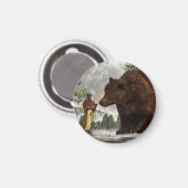 Die Bärenfrau Magnet (Vorderseite/Rückseite)