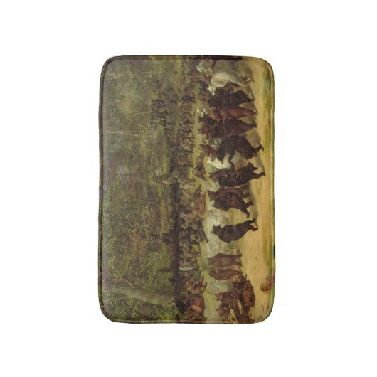 Die Bärenmalerei - William Holbrook Bart Badematte (Vorderseite Vertikal)