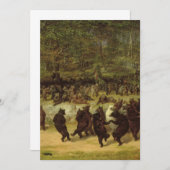 Die Bärenmalerei - William Holbrook Bart Einladung (Vorne/Hinten)