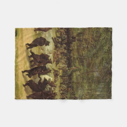 Die Bärenmalerei - William Holbrook Bart Fleecedecke (Vorderseite (Horizontal))