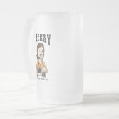 Die Barman Mattiert Bier-Tasse Mattglas Bierglas (Vorderseite Links)