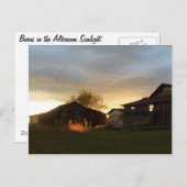 Die Barnen im Nachmittagssonne Postkarte (Vorne/Hinten)