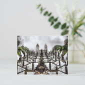 Die barocke Treppe von Bom Jesus in Braga Postkarte (Stehend Vorderseite)