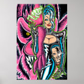 Die Baroness™ und ihr rosa Werwolf Poster (Vorne)