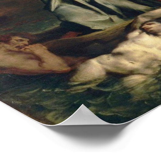 Die Barque von Dante Poster (Ecke)