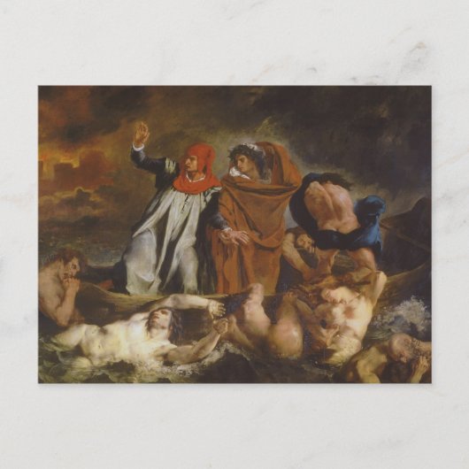Die Barque von Dante Postkarte (Vorderseite)