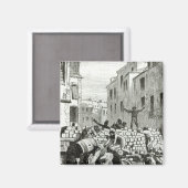 Die Barricade Magnet (Vorderseite/Rückseite)