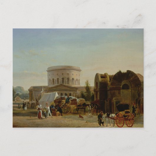 Die Barriere bei La Villette Postkarte (Vorderseite)
