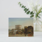 Die Barriere bei La Villette Postkarte (Stehend Vorderseite)