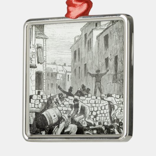 Die Barrikade Ornament Aus Metall (Links)