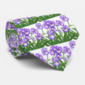 Die Bartete Iris-Krawatte Krawatte (Gerollt)