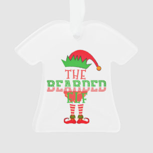 Die bärtige Elf-Familie passende Weihnachts-Pyjama Ornament
