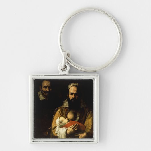 Die bärtige stillende Frau, 1631 Schlüsselanhänger (Vorne)
