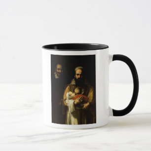 Die bärtige stillende Frau, 1631 Tasse