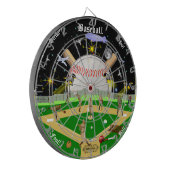 Die Baseball-Feld-sternenklaren Nächte Dartscheibe (Vorderseite Links)