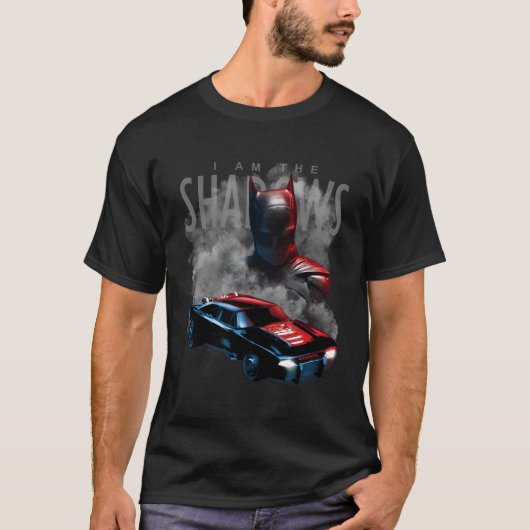 Die Baseballmatte und der Batmobile T-Shirt (Vorderseite)