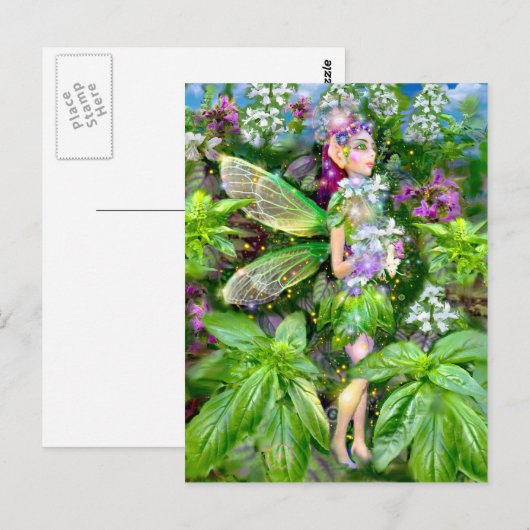 Die Basil Fairy Postkarte (Vorne/Hinten)