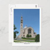 Die Basilika des Nationalen Schreins Postkarte (Vorne/Hinten)
