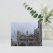 Die Basilika, Markusplatz, Venedig Postkarte (Stehend Vorderseite)