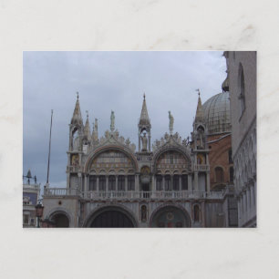 Die Basilika, Markusplatz, Venedig Postkarte