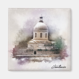 Die Basilika Saint-Pierre von Toulouse Magnet