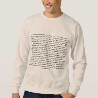 Die Basis alles Bestehens Sweatshirt