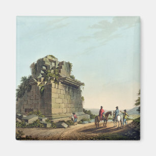 Die Basis einer kolossalen Spalte nahe Syrakus, Magnet