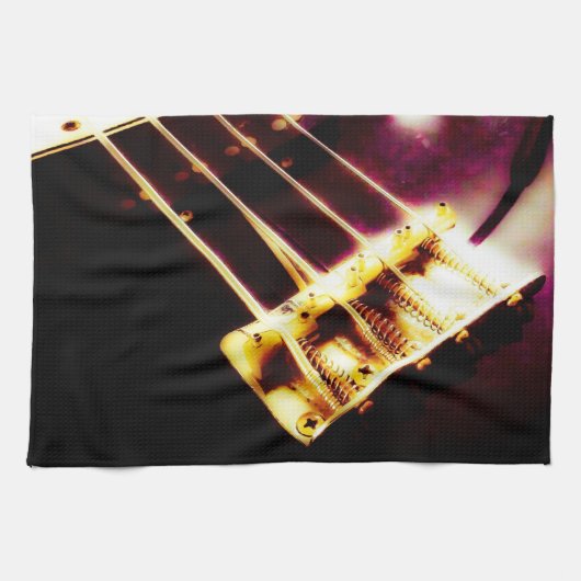 Die Basis eines Basses Geschirrtuch (Horizontal)