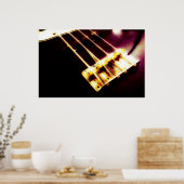 Die Basis eines Basses Poster (Küche)