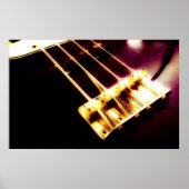 Die Basis eines Basses Poster (Vorne)