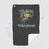 Die Bass Whisperer Dunkles Handtuch (Insitu)