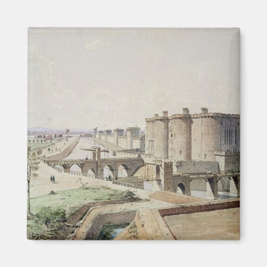 Die Bastille im Jahr 1420 Magnet (Vorne)