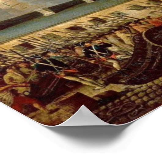 Die Bastille stürmen Poster (Ecke)