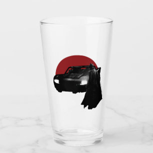 Die Batman & Batmobile Grafik Glas