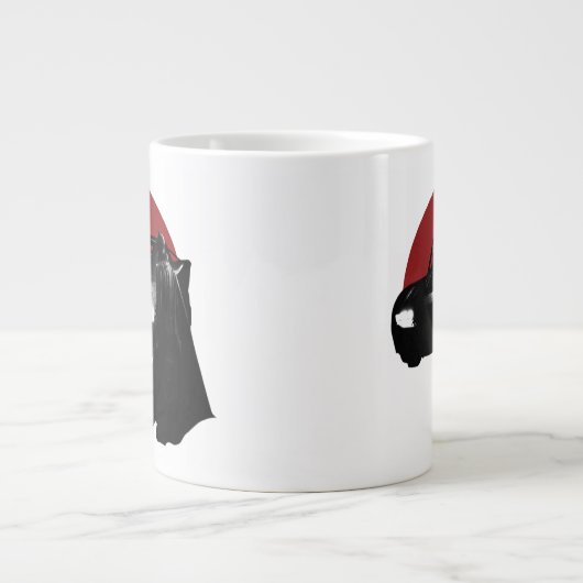 Die Batman & Batmobile Grafik Jumbo-Tasse (Vorderseite)