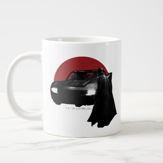 Die Batman & Batmobile Grafik Jumbo-Tasse (Links)