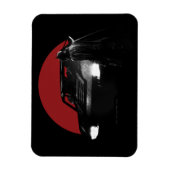 Die Batman & Batmobile Grafik Magnet (Vertikal)