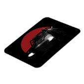 Die Batman & Batmobile Grafik Magnet (Linke Seite)