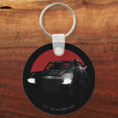 Die Batman & Batmobile Grafik Schlüsselanhänger (Vorderseite)