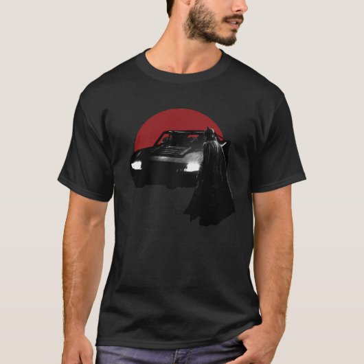 Die Batman & Batmobile Grafik T-Shirt (Vorderseite)