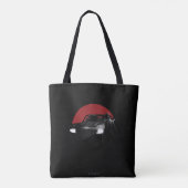 Die Batman & Batmobile Grafik Tasche (Rückseite)