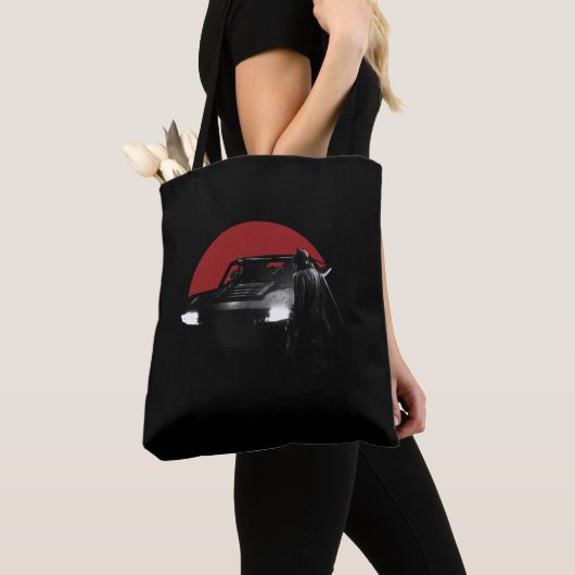 Die Batman & Batmobile Grafik Tasche (Von Nahem)