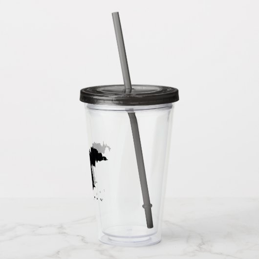 Die Batman Gotham-Silhouette Acryltrinkbecher (Links)