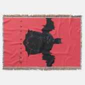 Die Batman Gotham-Silhouette Decke (Vorderseite)